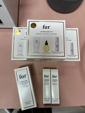 Fur Aftercare Kit x3 & 1 Ingrown Eliminator Serum & 2 travel size